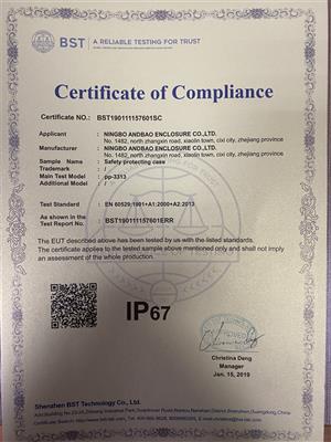 Certificate of Compliance